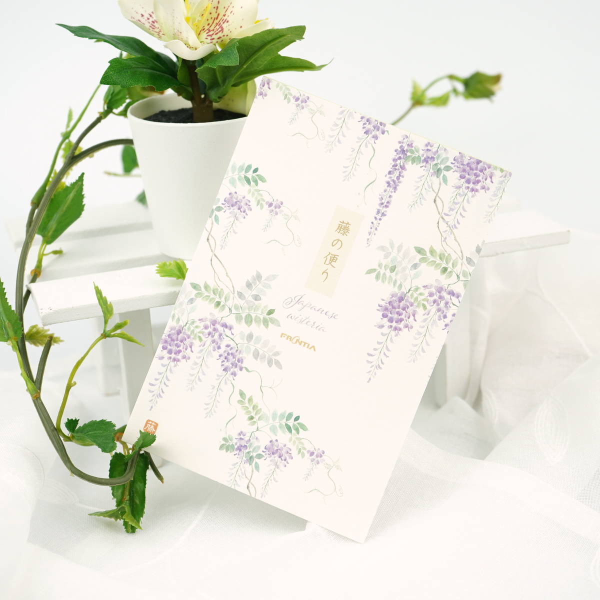 楽天市場】はがき箋 藤のたより｜hgs-450 フロンティア ハガキ 葉書