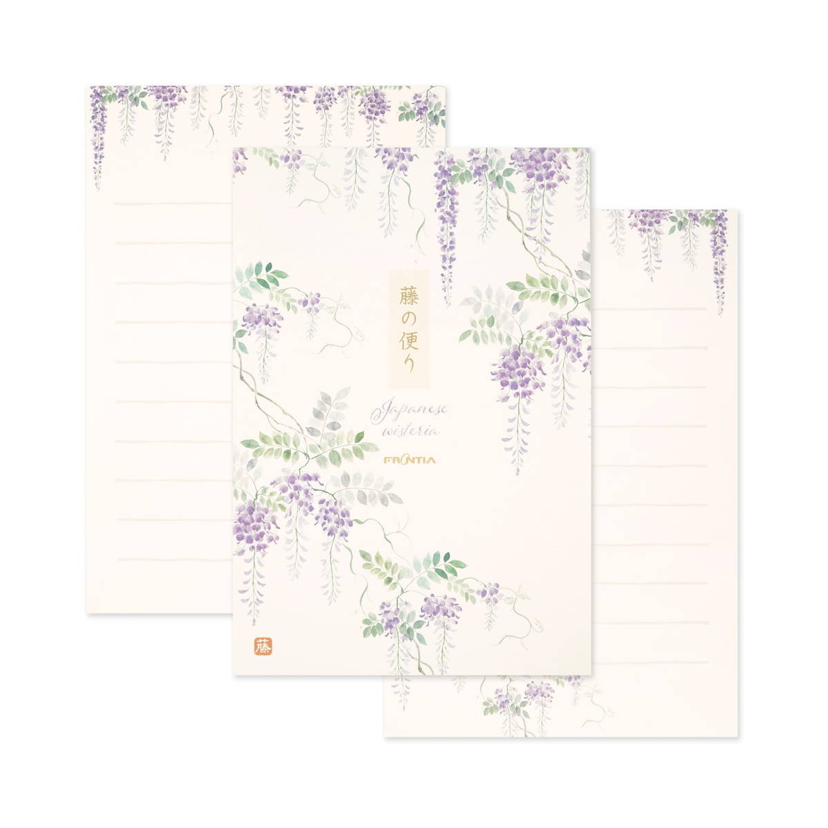 楽天市場】はがき箋 藤のたより｜hgs-450 フロンティア ハガキ 葉書