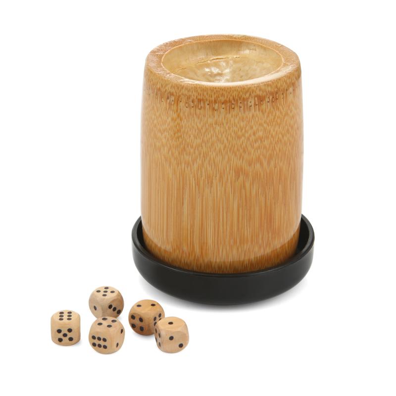 楽天市場】ダイス カップ おしゃれ シンプル 竹 金属 木製 サイコロ
