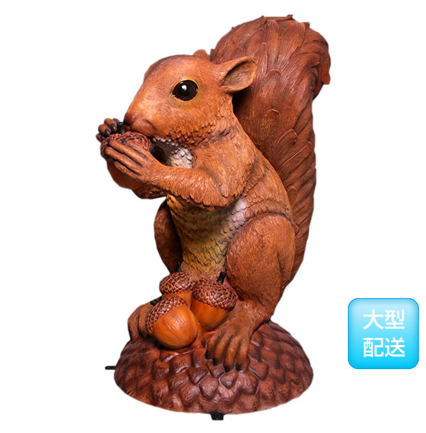 楽天市場】FRPアニマルオブジェ 巨大なリスの像置物 動物 栗鼠 りす