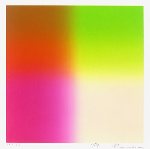 楽天市場】版画/ｼﾙｸｽｸﾘｰﾝ 百瀬寿 T、G、W and P 現代アート 抽象 送料