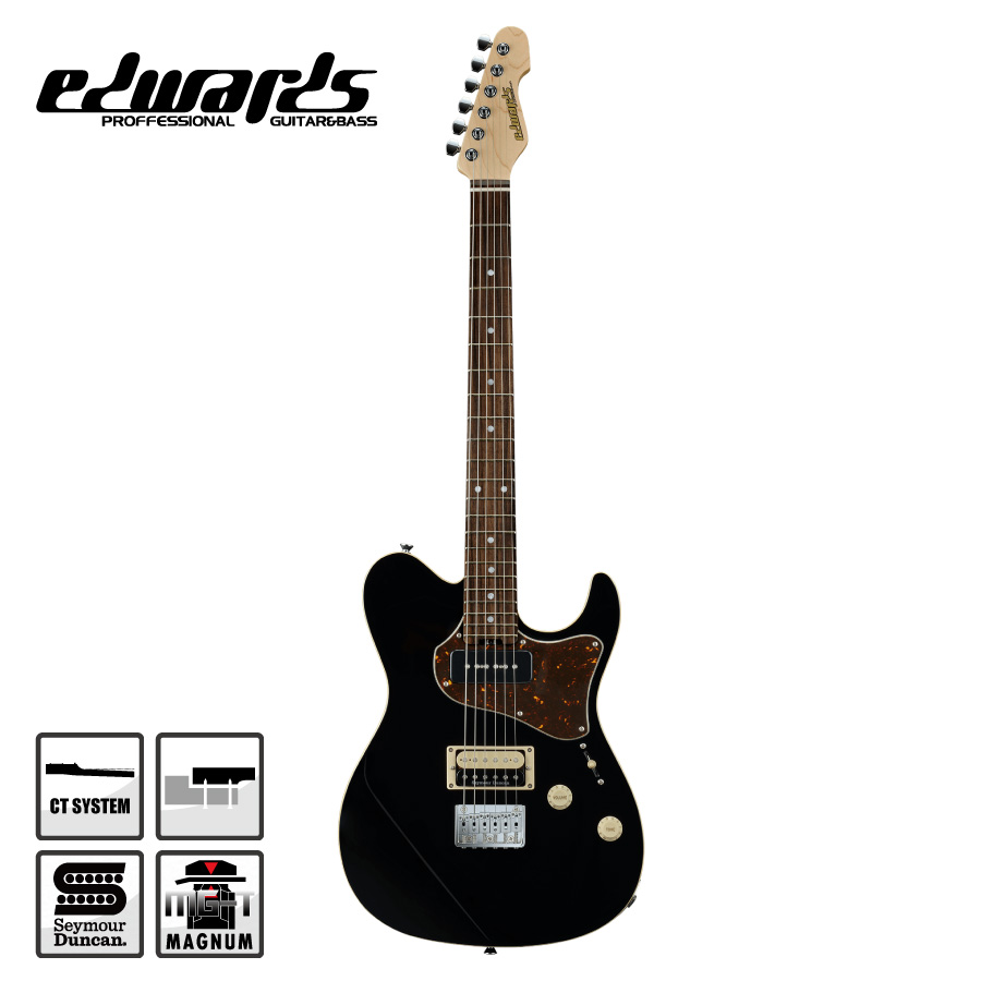 楽天市場】Edwards E-THROBBER -Black- 新品 ブラック[エドワーズ][ESP
