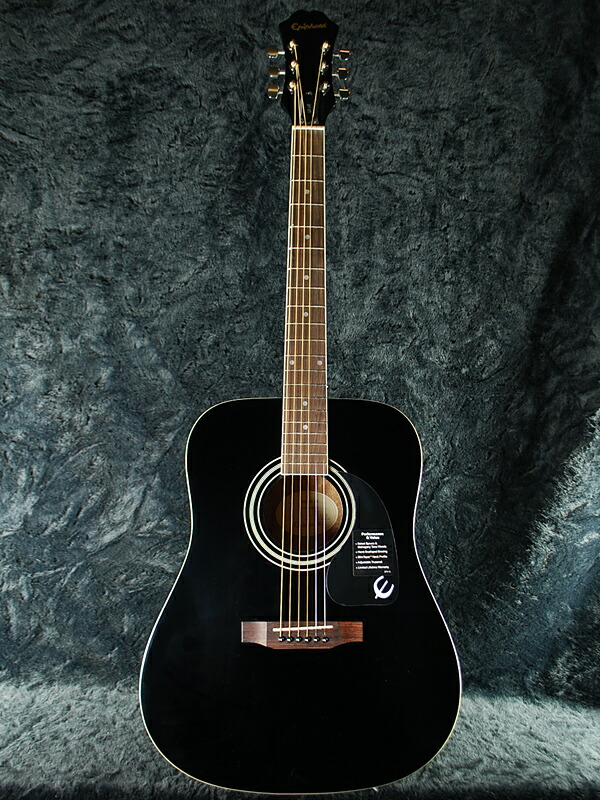 楽天市場】Epiphone DR-100 EB 新品 エボニー[エピフォン][Ebony,Black