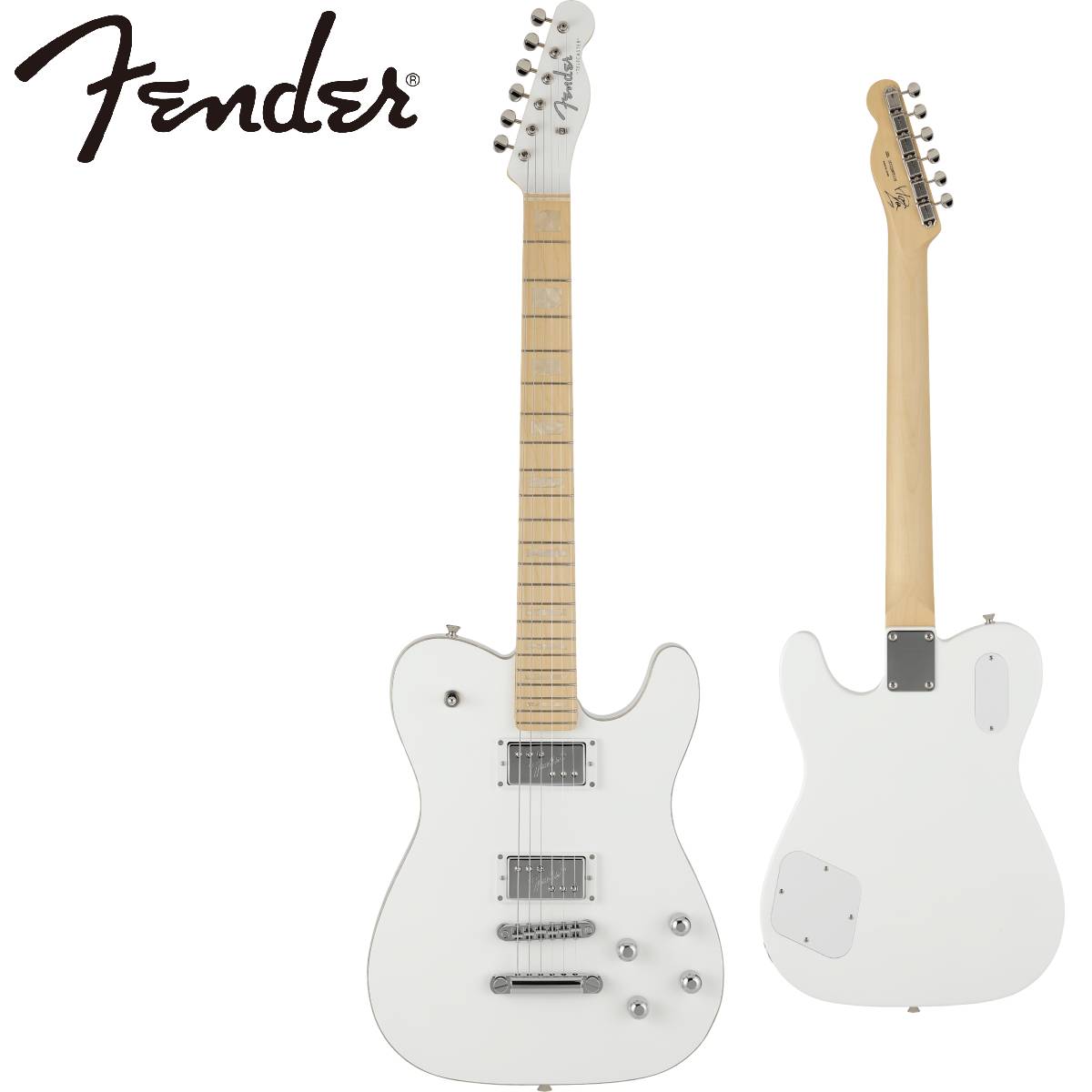 楽天市場】Fender HARUNA TELECASTER BOOST -Arctic White- 新品