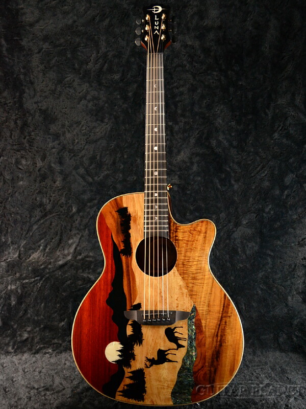 楽天市場】Luna Guitars Vista Deer Tropical Wood A/E 新品[ルナ