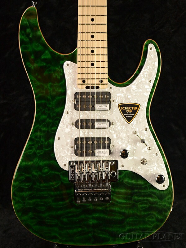 楽天市場】Schecter SD-II-24-AL -See Thru Green- 新品[シェクター
