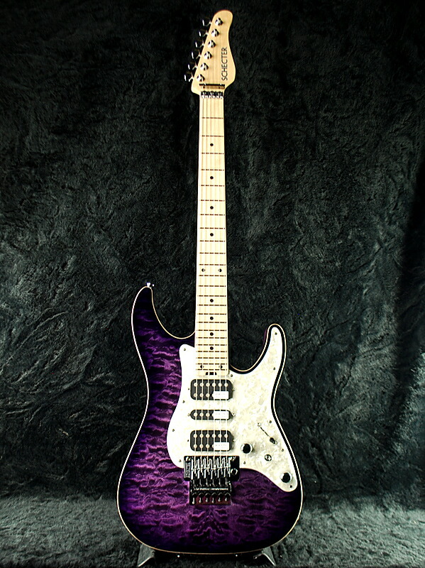 楽天市場】Schecter SD-DX-24 AS PRSB/M アッシュボディ 新品 パープル