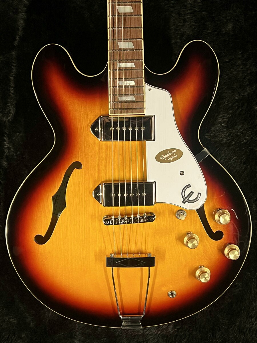 楽天市場】Epiphone Casino -Vintage Sunburst- 新品[エピフォン][サン