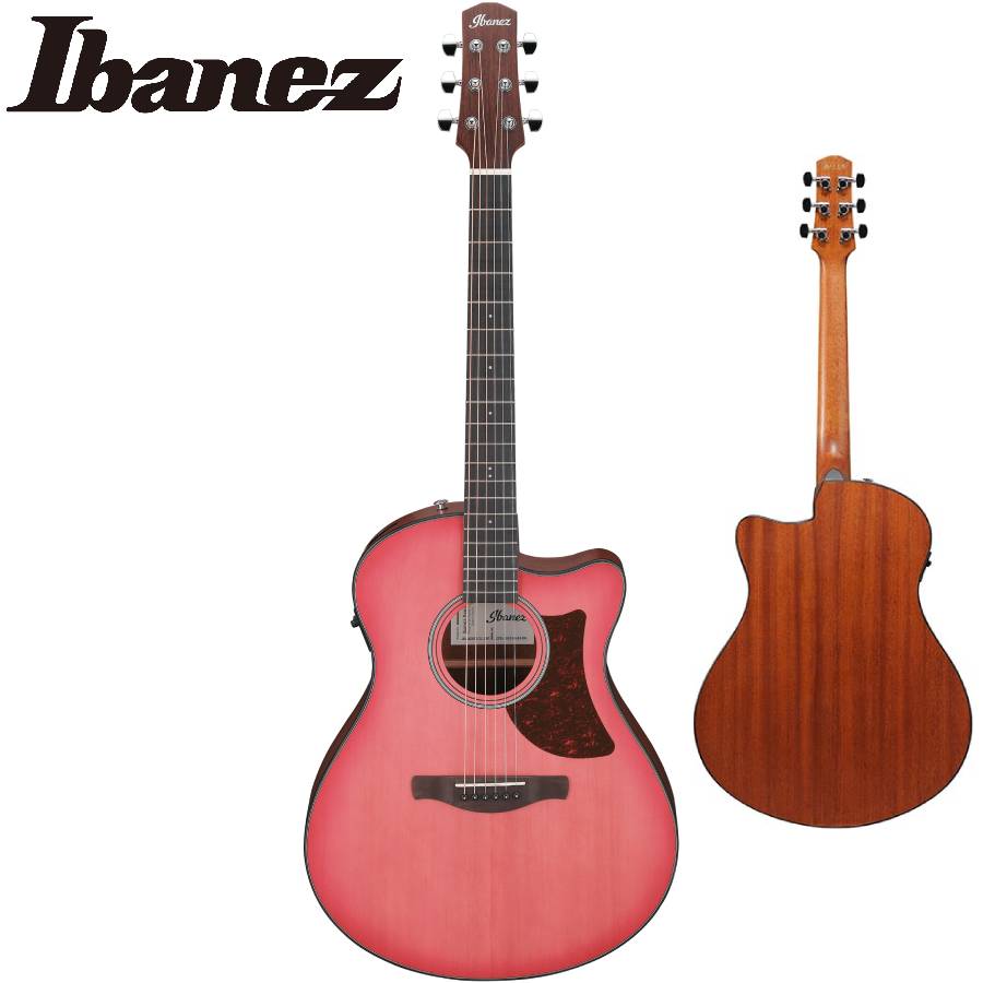 段 弦 Ibanez AEG450TK エレアコ ギター ストラップ＆ケース付 Ibanez（アイバニーズ） Ibanez AEG450TK Electric Acoustic Guitar