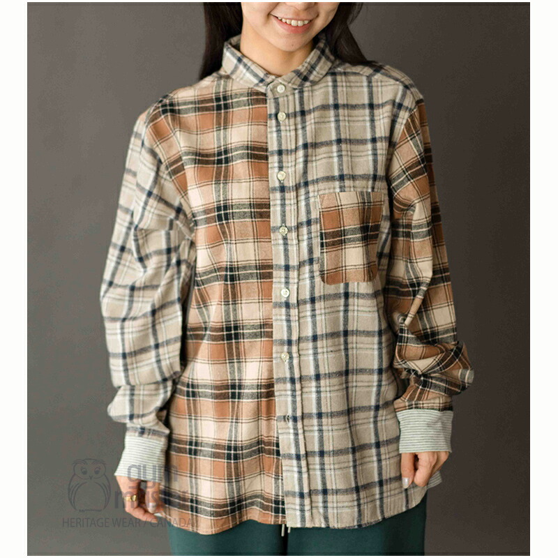 楽天市場】gym master 公式 2WAYショールカラー L/Sチェックネルシャツ