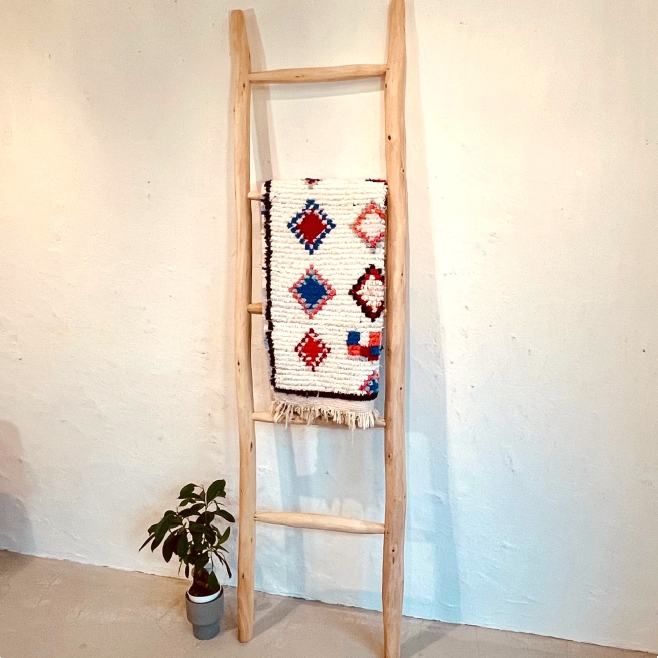 楽天市場】｢ウッドラダー｣ 木製はしご モロッコ はしご 5段 梯子