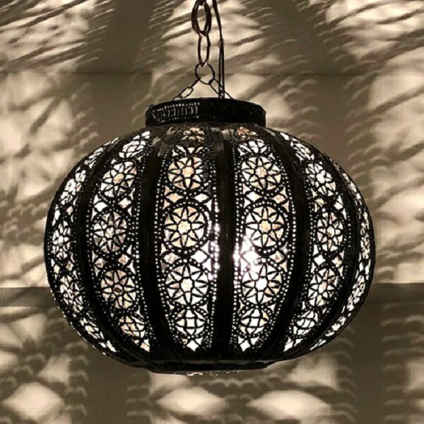 楽天市場】メタルシェード 「グローブ」 ペンダントライト モロッコ