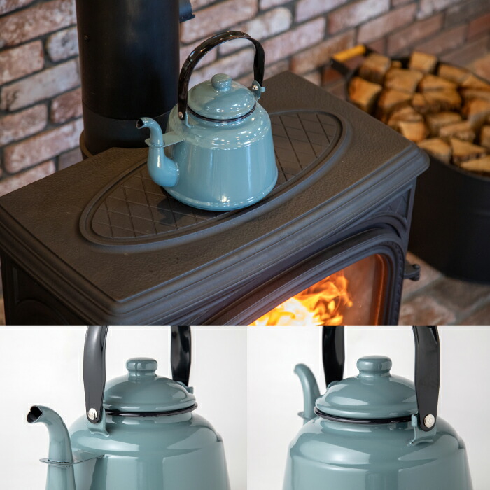 楽天市場】【2025 新色登場！ 】レトロホーローケトル ファイヤー