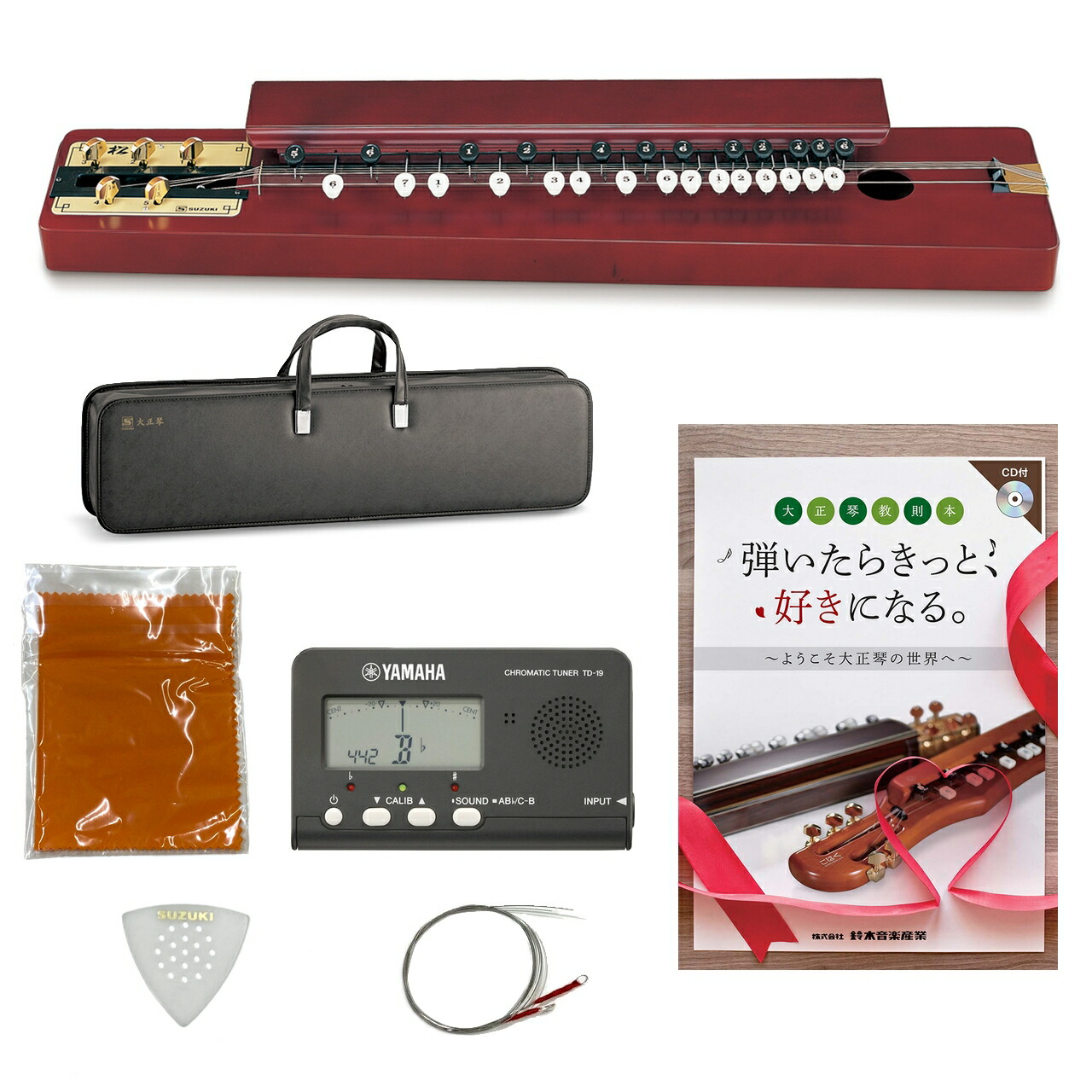 楽天市場】SUZUKI スズキ 大正琴 特松 とくまつ 教本 チューナー