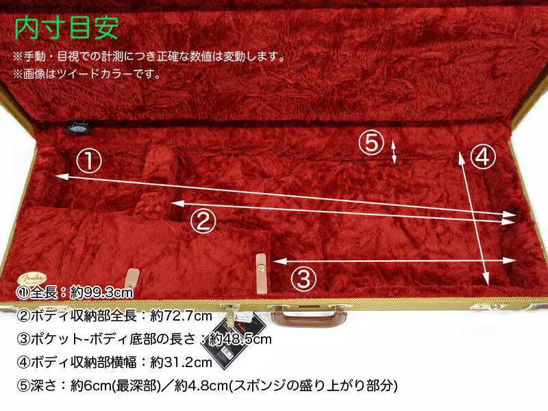 楽天市場】Fender フェンダー Classic Series Wood Case Strat / Tele