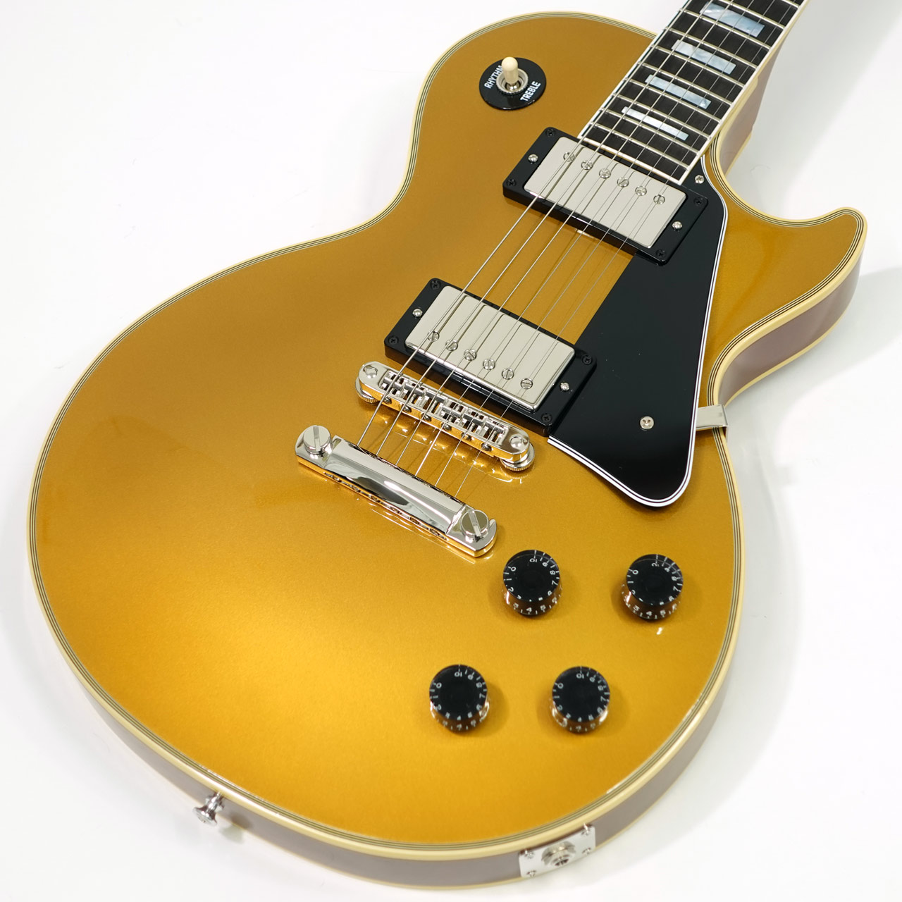 楽天市場】Gibson Custom Shop Les Paul Custom Gold Top EB Double