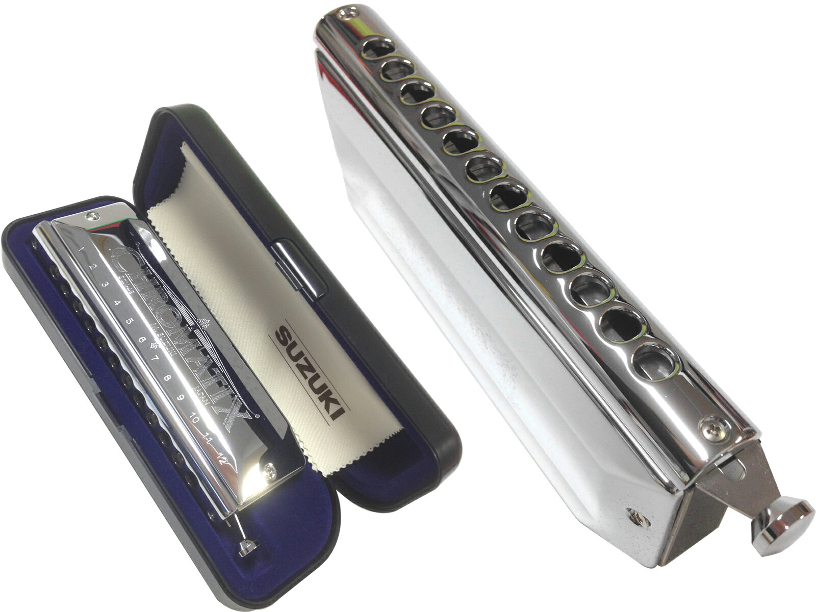 楽天市場】SUZUKI スズキ SCX-48 クロマチックハーモニカ 12穴 教本