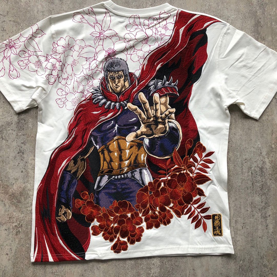 楽天市場】絡繰魂 公式 【北斗神拳 ラオウ 刺繍TEE】 北斗の拳 ラオウ