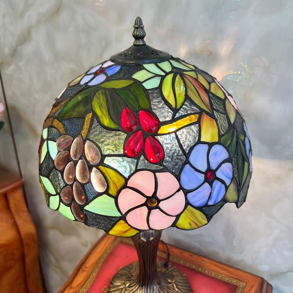 楽天市場】【期間限定pt3倍】 ステンドグラス ランプ 卓上 led