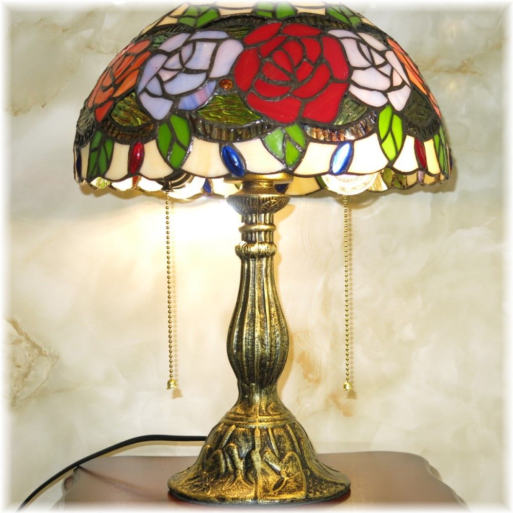 楽天市場】【期間限定pt3倍】薔薇のデザイン ステンドグラス ガラス