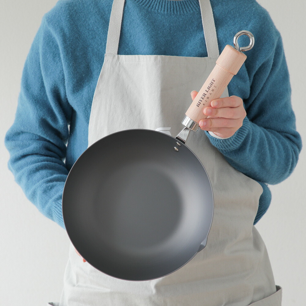 楽天市場】【3年保証＆名入れ刻印無料】鉄フライパン リバーライト 極