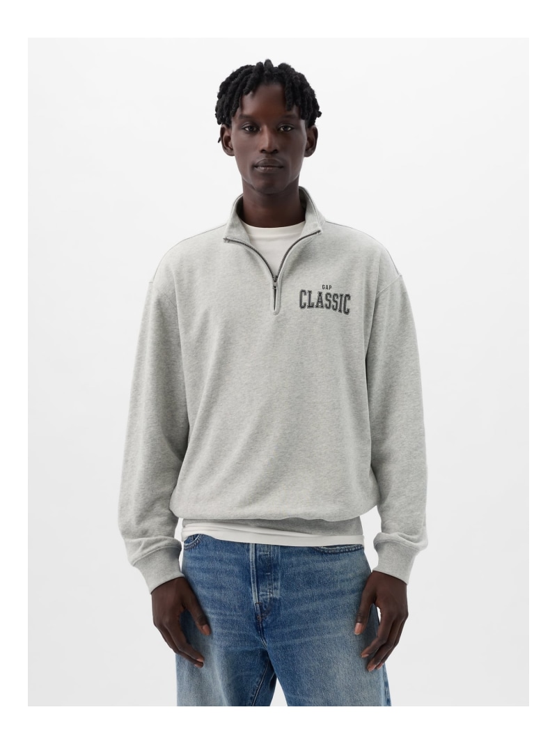 楽天市場】【SALE／74%OFF】(U)GAPロゴ プルオーバー ハーフジッププル