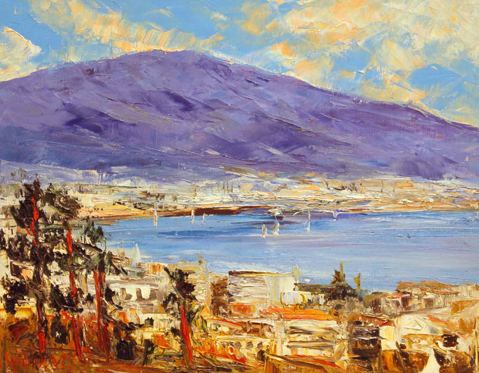 楽天市場】森 勇 「 浜大津 」 油絵 油彩画 F6 ( 6号 )【中古】 : 内田画廊