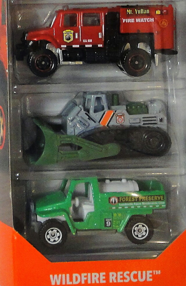 楽天市場】MATCHBOX WILDFIRE RESCUE 5pack マッチボックス ミニカー 5