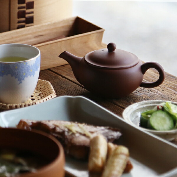 楽天市場】東屋 急須 小急須 後手 朱泥 常滑焼 茶 猿山修 ティーポット