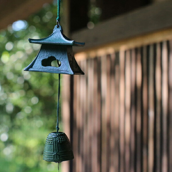 楽天市場】南部鉄器 風鈴 角型灯篭 : がらんどう