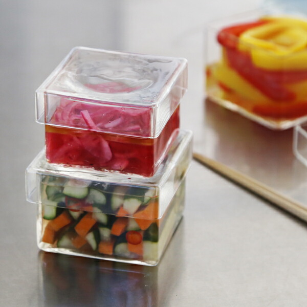 楽天市場】木村硝子店 ベジカク 保存容器 ガラス容器 四角 ガラス 小物