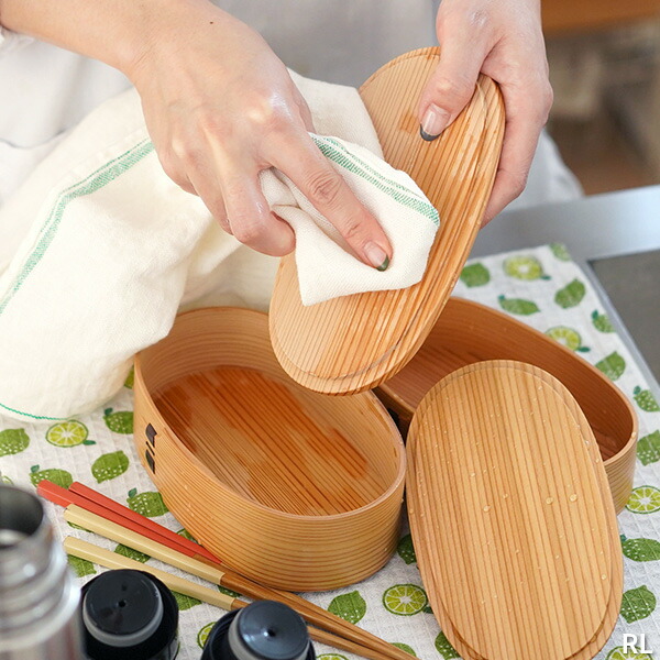 楽天市場】曲げわっぱ 弁当箱 小判入子 レディース 栗久 わっぱ弁当