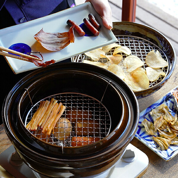 楽天市場】長谷園 いぶしぎん 大 燻製 土鍋 長谷製陶 伊賀焼 燻製器