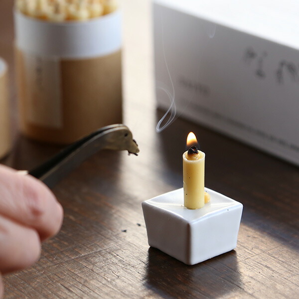 楽天市場】大與 お米のろうそくと燭台セット 1号20本入り 和ろうそく