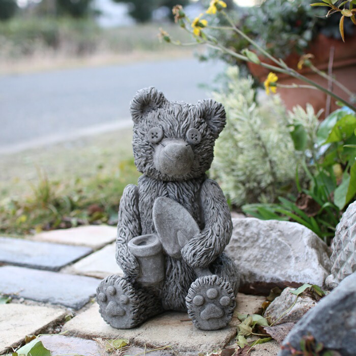 楽天市場】クマ TEDDY BEAR (A) テディベア ガーデニング オーナメント