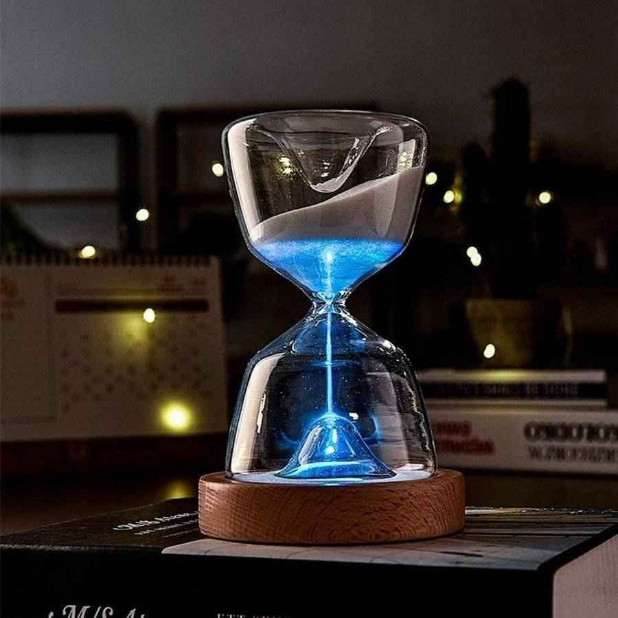 楽天市場】砂時計ライト LED 15分計 インテリア 間接照明 USB充電式 12