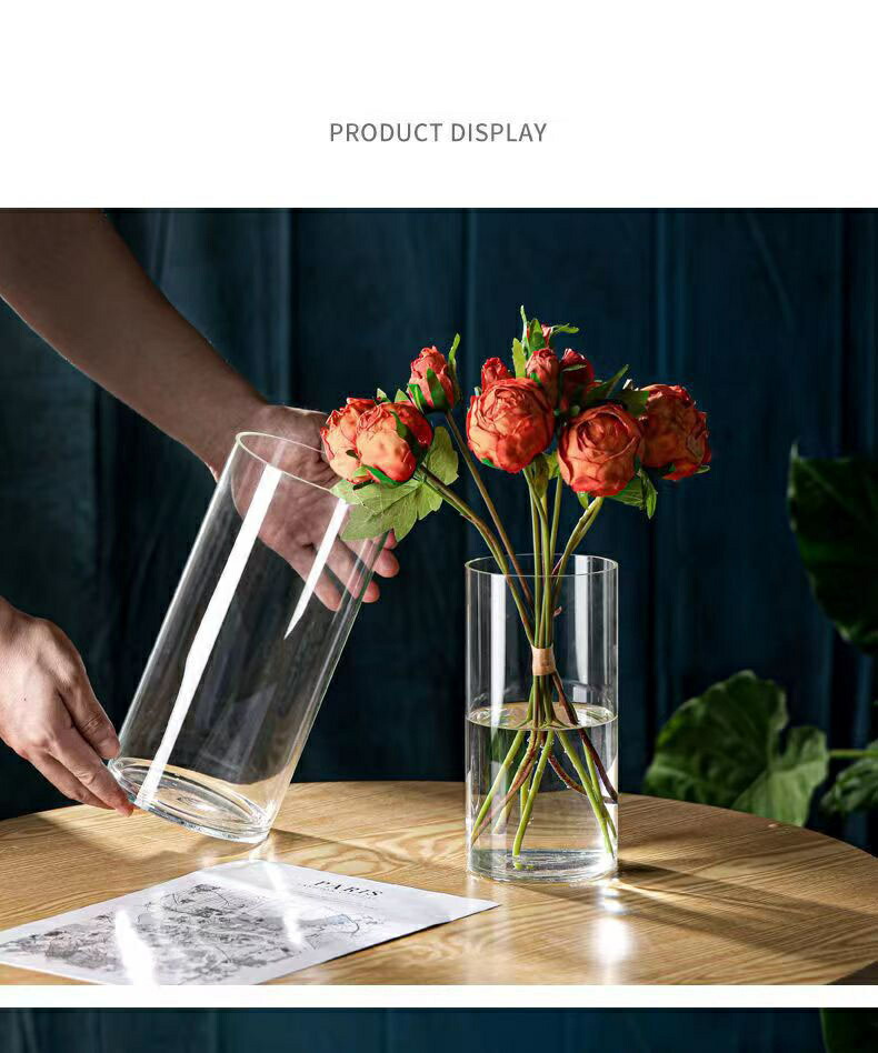 楽天市場】【10%OFFクーポン】花瓶 ガラス おしゃれ 花器 大きい