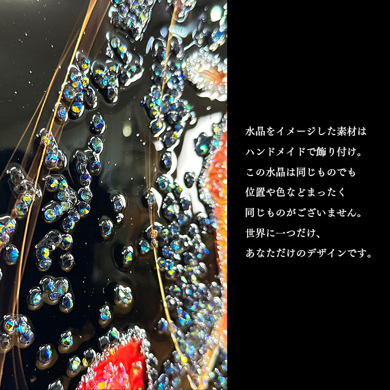 楽天市場】水晶パネル アートパネル 60×80cm 開運画 金フレーム付き