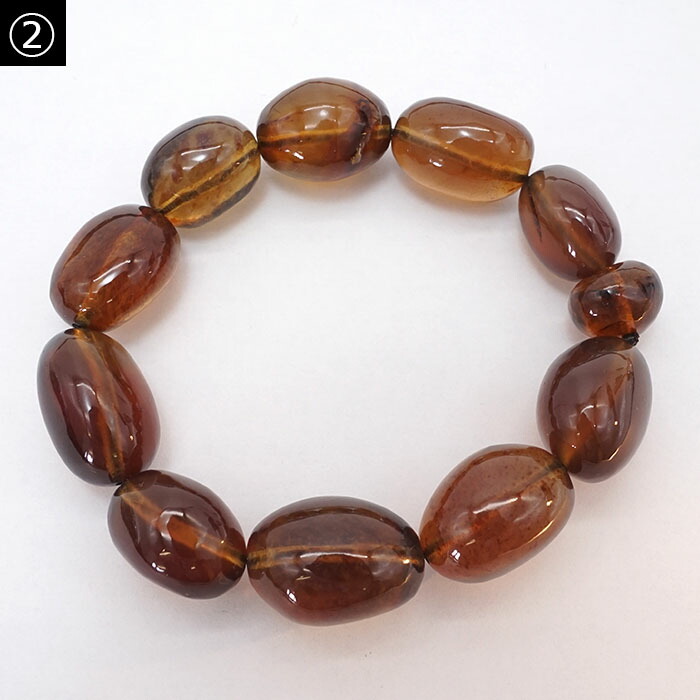 楽天市場】【 一点もの 】 ブルーアンバー タンブル 変形 ブレスレット