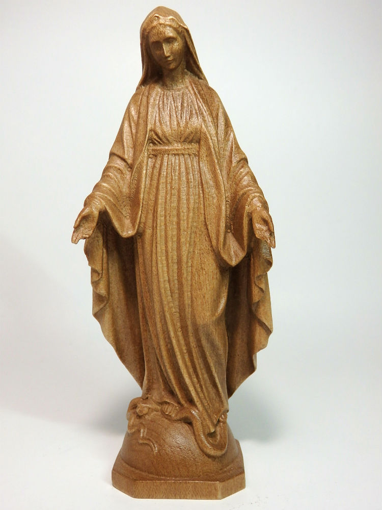楽天市場】《レーピ》欧州教会使用創業100年木彫りブランド木彫り 聖母