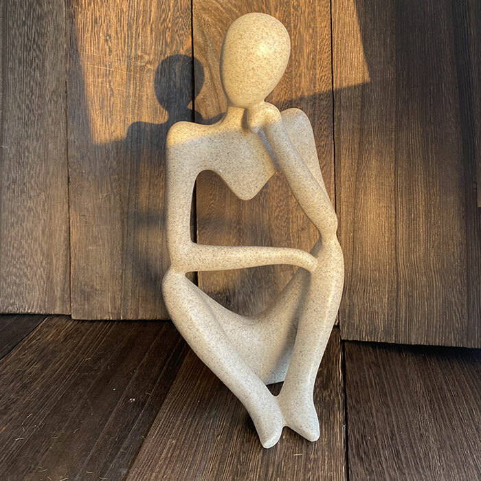 楽天市場】3人 インテリア 考える人 置物 オブジェ 飾り おしゃれ