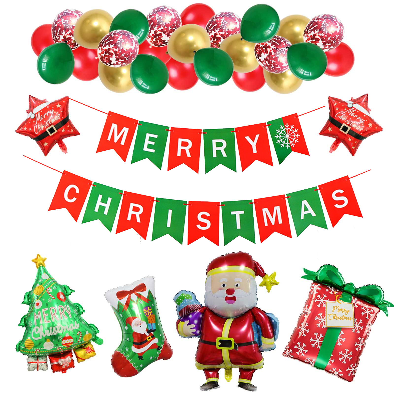 楽天市場】ランキング1位入賞 クリスマス X'mas バルーン 飾り