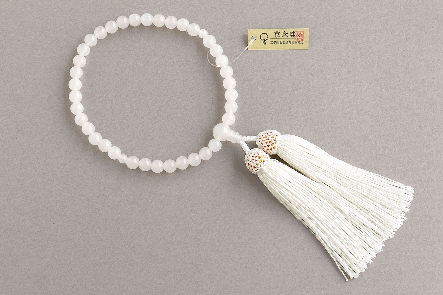 楽天市場】数珠 女性用 ホワイトオニキス 7mm 共仕立 正頭 絹100％ 紫