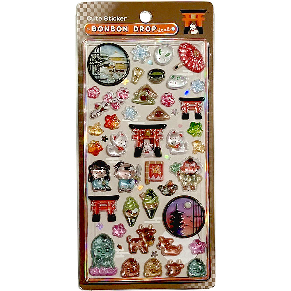 楽天市場】ボンボンドロップシール 古都めぐり クーリア 正規品3D