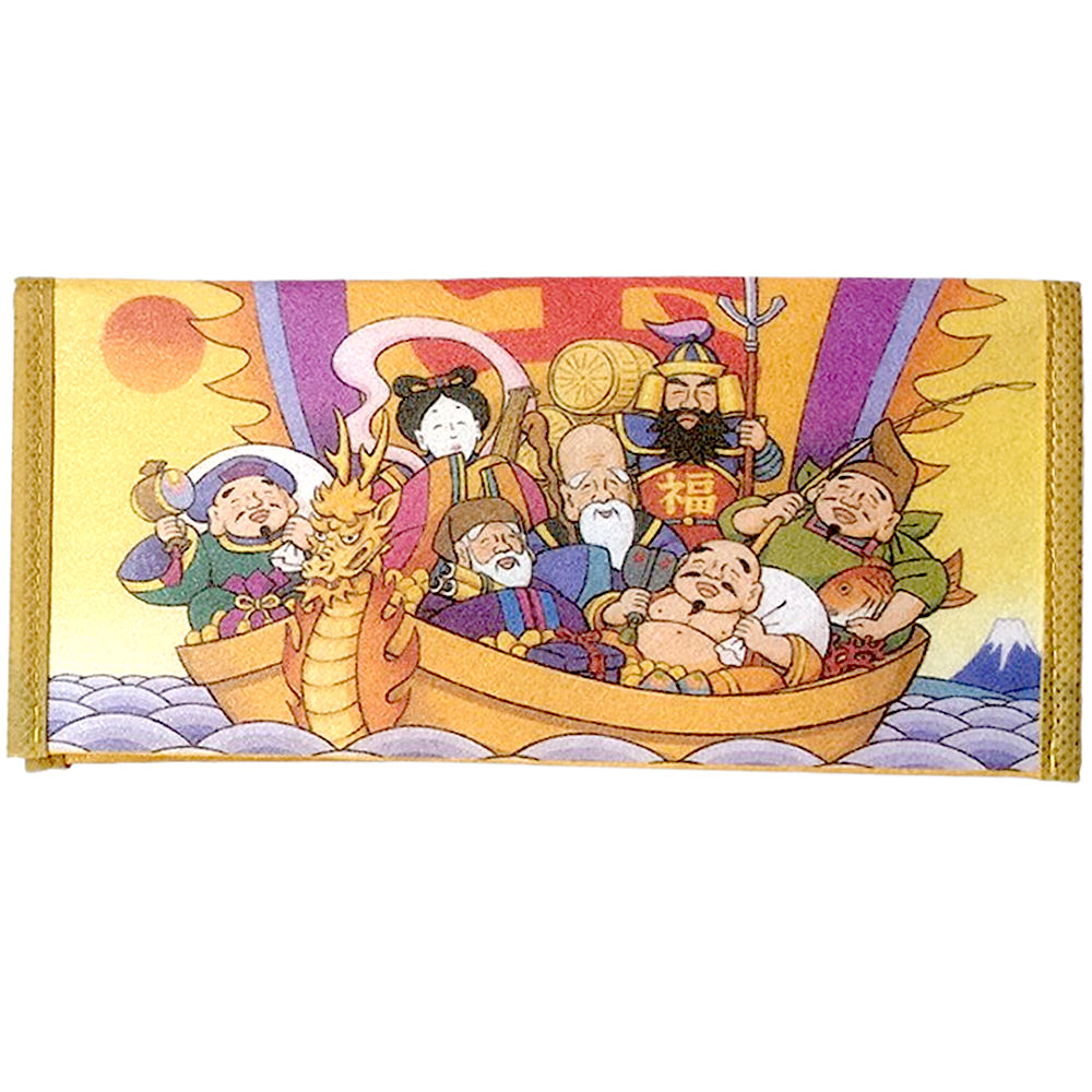 楽天市場】開運財布 七福神 宝船 札入れ縁起物 招福 開運 宝くじ 通帳