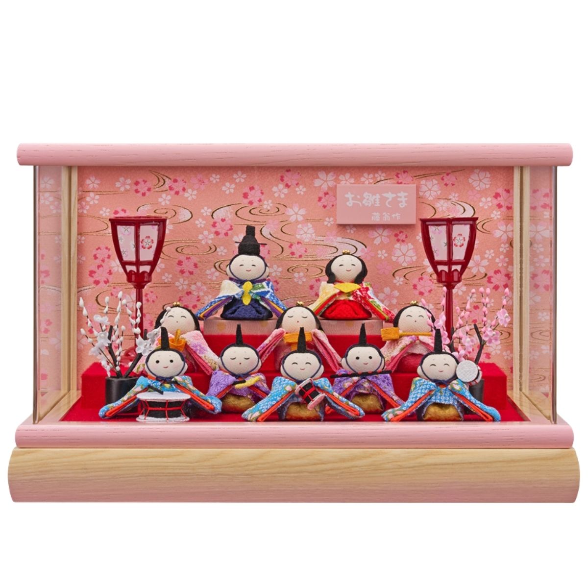 雛人形セット アクリルケース付き 佳月K-102 雛人形セット アクリル