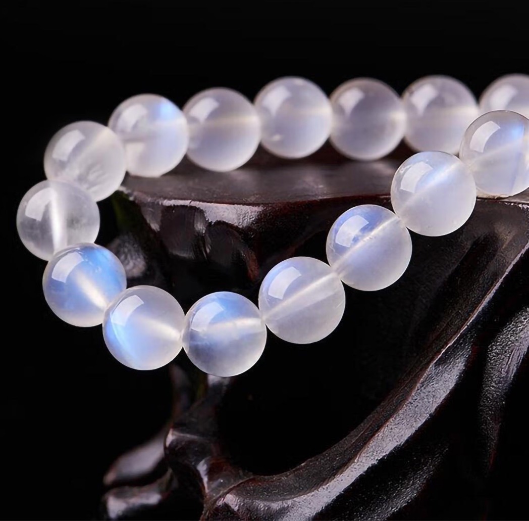楽天市場】ブルー ムーンストーン ブレスレット 7-8mm 8-9mm 9-10mm 10