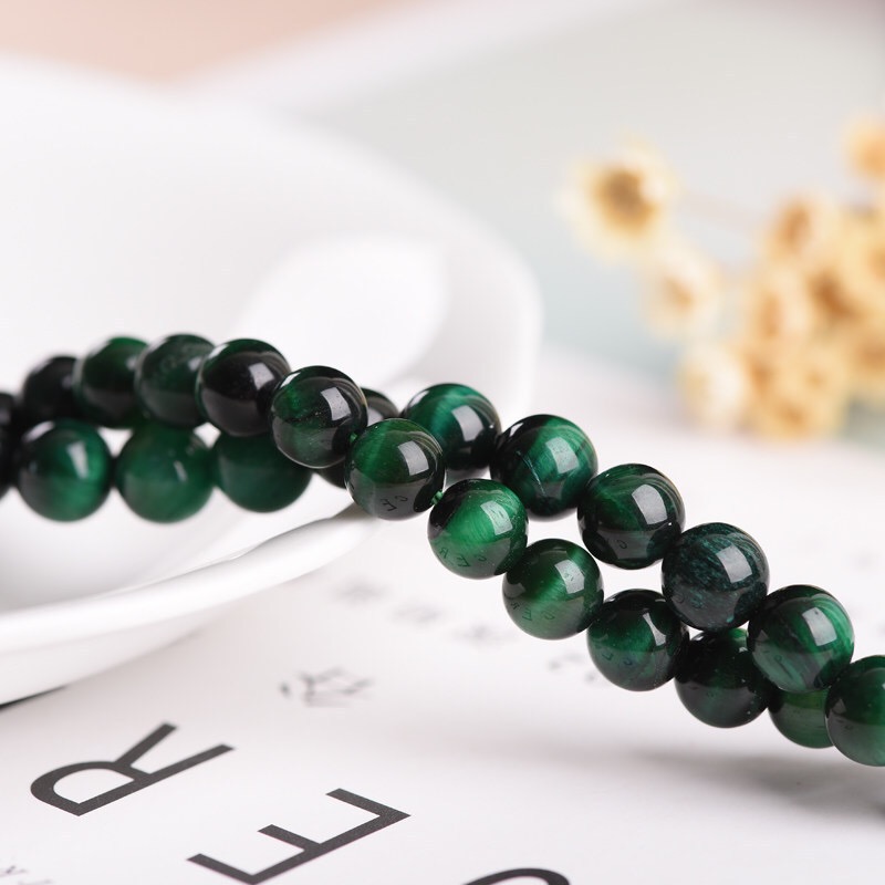 楽天市場】グリーンタイガーアイ 6mm 1連 38～40cm 天然石