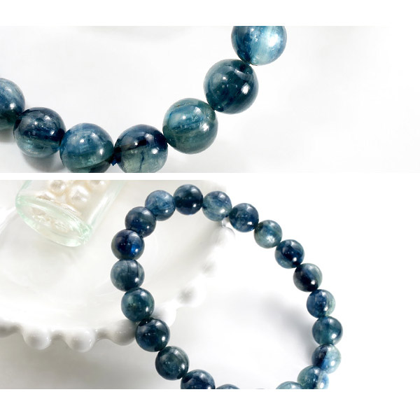 楽天市場】カイヤナイト ブレスレット 8.5mm 16cm 最高級 カヤナイト