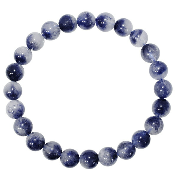 楽天市場】デュモルチェライト イン クォーツ ブルーガーデンクォーツ